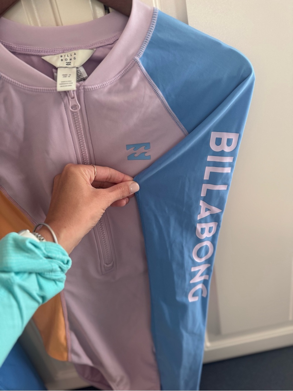Billabong Colorblock Long Sleeve Rash Guard - Swim Suit